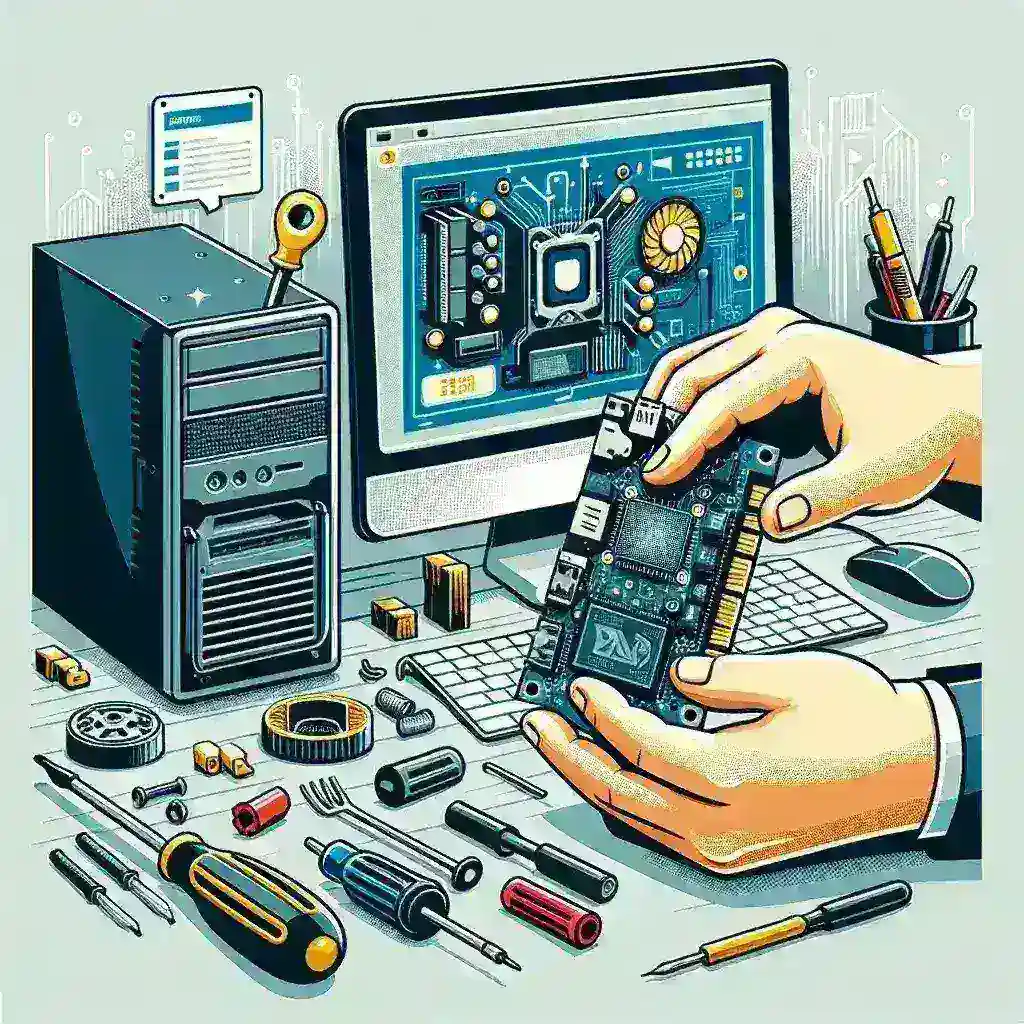 How do I install a network adapter card?